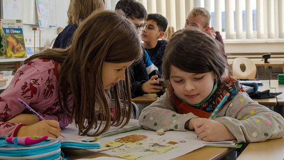 Eine Klasse in der Universitätsschule Dresden