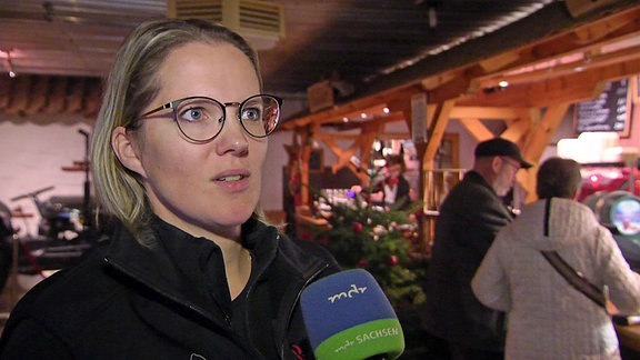 Regina Gebhardt. Leiterin des Eskildsen-Gänsemarktes in Wermsdorf im Interview