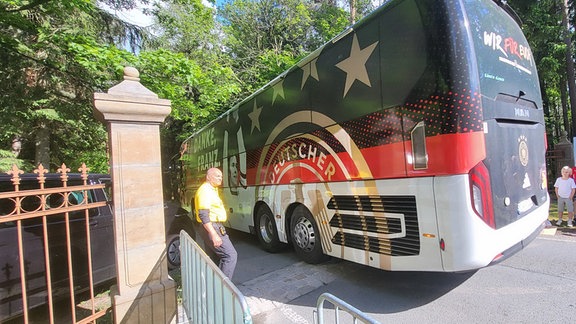 Der Bus der deutschen National Elf