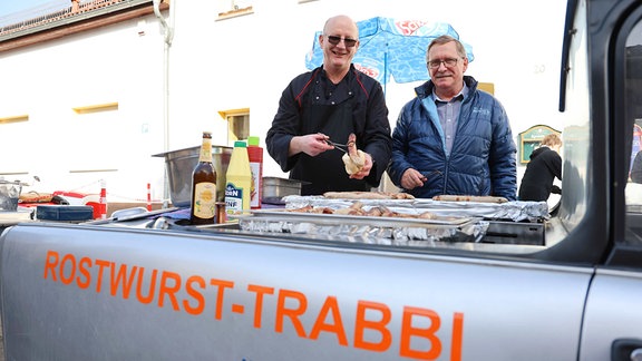 ein Bratwurststand