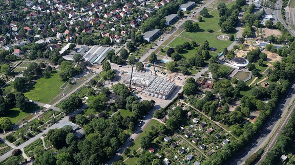 Ega-Park mit Grossbaustelle Danakil, 2019