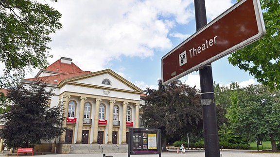 Das Theater der Stadt.