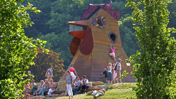 Das Spieloval im BUGA-Hofwiesenpark Gera