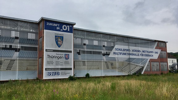 Gebäude der Sportarena Eisenach