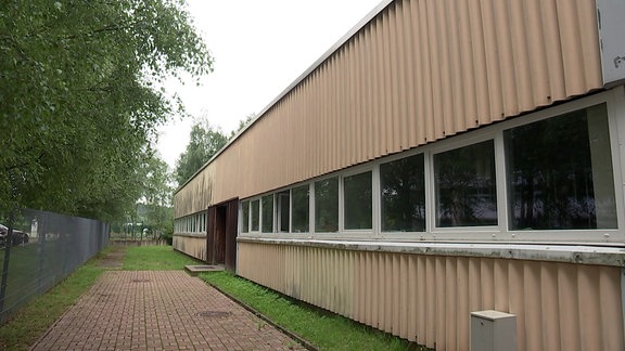 Die Turnhalle am Friedberg in Suhl.