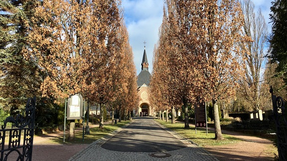 Eingang des Hauptfriedhofs Eisenach