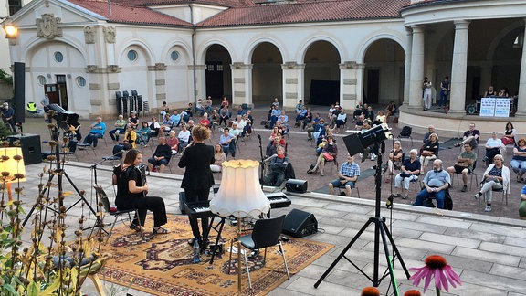 Konzert in Eisenach an der Wandelhalle