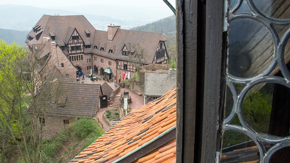 Hotel auf der Wartburg bei Eisenach.