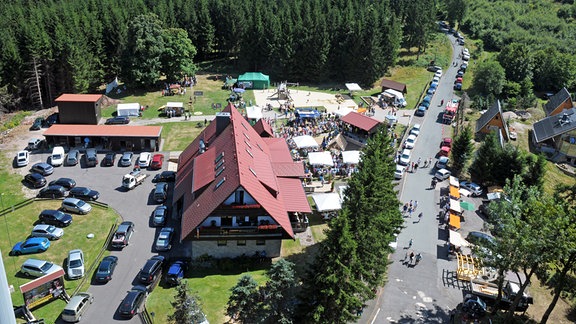 Der Berggasthof Heuberghaus in Friedrichroda