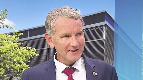 Björn Höcke im Gespräch