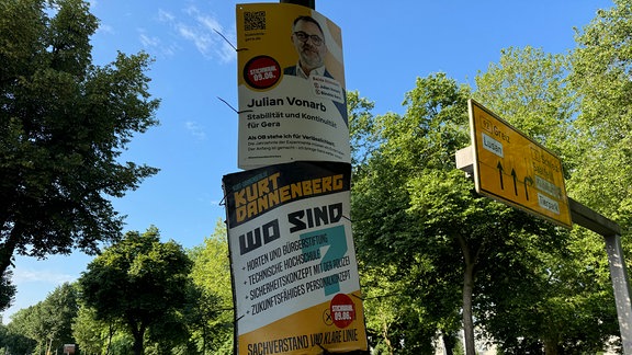 Wahlplakat Gera