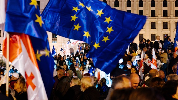 pro-europäische Kundgebung in Tiflis