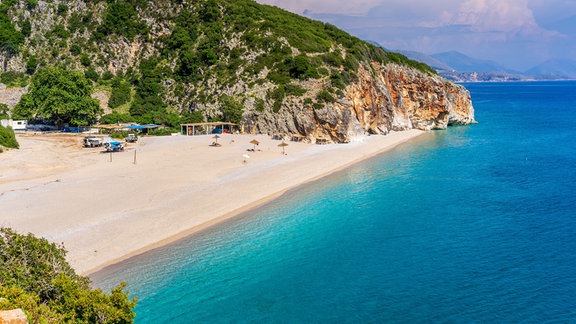 Strand in Albanien, Gjipe-Strand