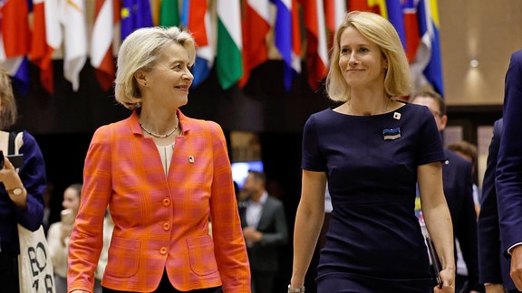 Kaja Kallas und Ursula von der Leyen