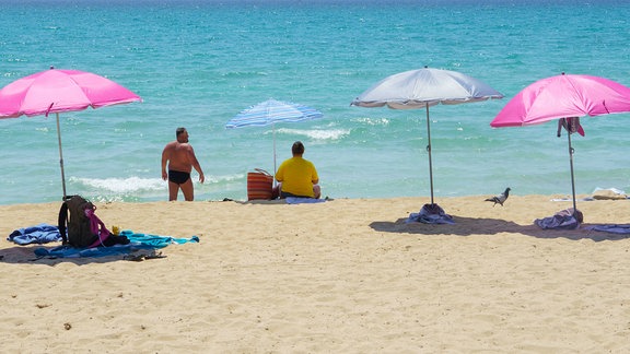 Playa de Palma auf Mallorca im zweiten Jahr der Corona-Pandemie Frühsommer 2021.