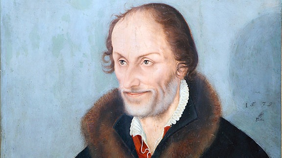 Philipp Melanchthon - Gemälde von Lucas Cranach der Jünger, 1579 