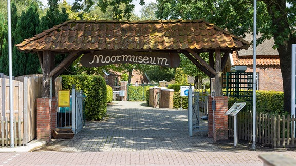 Eingang ins Moormuseum in Moordorf