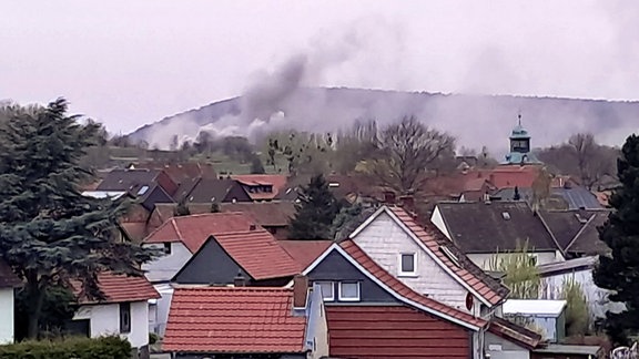 Qualmwolke über Harlingerode 