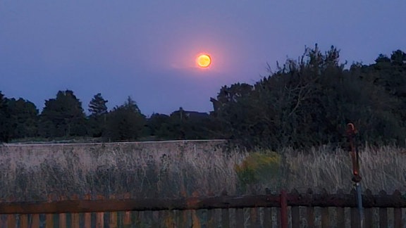 Tag des Mondes, Blick von Zweenfurth nach Beucha