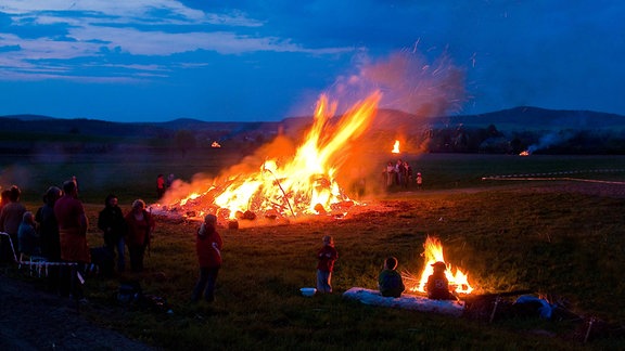 Hexenfeuer in Steina bei Kamenz