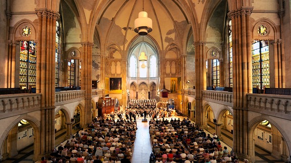 Aufzeichnung aus der Peterskirche Leipzig - Innenansicht Leipziger Peterskirche