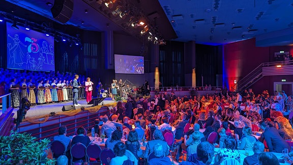 Brigade des Sorbischen Gymnasiums in der Stadthalle Krone in Bautzen