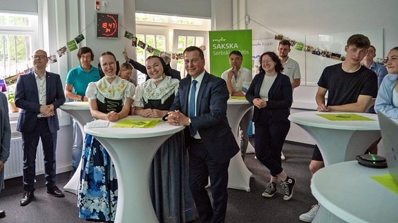 Intendant Ralf Ludwig zu Gast im Studio Bautzen 25. Jubiläum Jugendradio Satkula