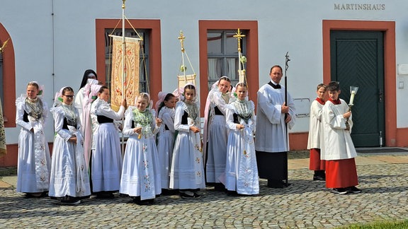 Bože ćěło / Fronleichnam bei den katholischen Sorben