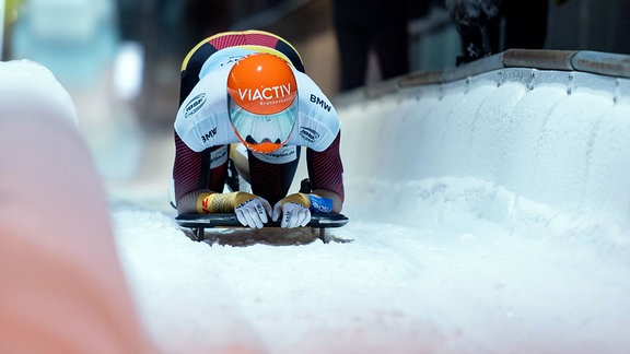 Christopher Grotheer, Deutschland, jubelt im Ziel