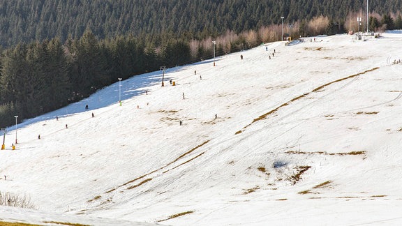 Rodelhang auf dem Fichtelberg geschlossen.