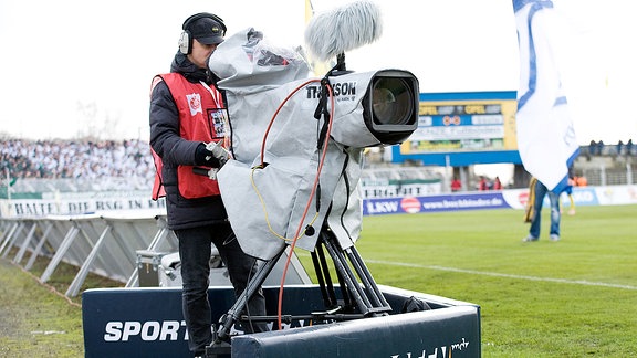 Sport im Osten-Kamera bei Lok  - Chemie