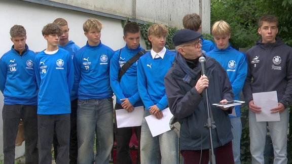 1. FC Lok - Stolperstein für Willy Michaelis