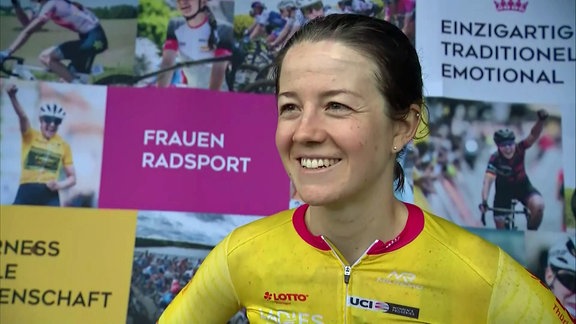 Ruth Winder, Siegerin der LOTTO Thüringen Ladies Tour 2024