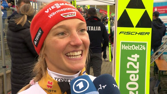 Skispringen: Katharina Schmid