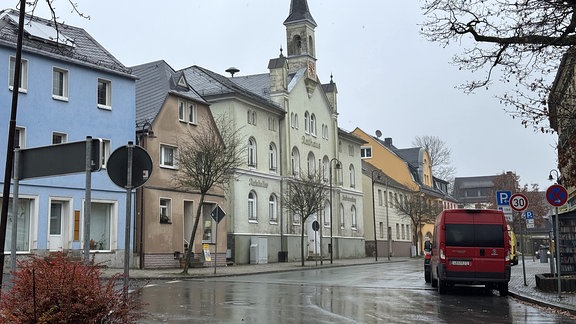 Durchgangsstraße in Hirschberg