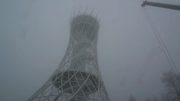 Der Aussichtsturm Hexenbesen bei Rothesütte