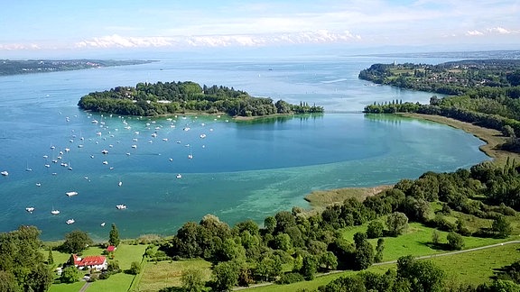 Blick über den Bodensee.