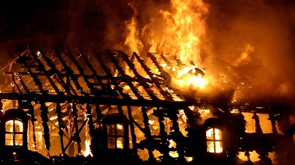 Großbrand in der Herzogin Anna Amalia Bibliothek WEIMAR