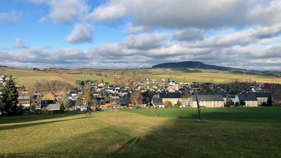 Panoramabild von Crottendorf im Erzgebirge