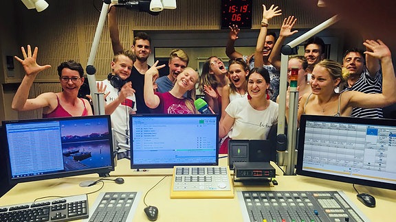 SATKULA-Team im Studio Bautzen 