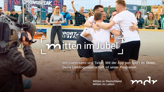 Szene aus dem Beachsoccer-Cup vom Sport im Osten beim Sputnik Spring Break 