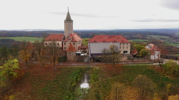 Ansicht der Leuchtenburg bei Kahla