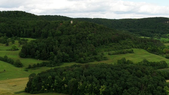 Luftaufnahme vom Teufelsberg