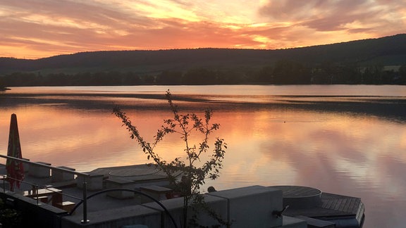 Abendsonne am Stausee Hohenfelden