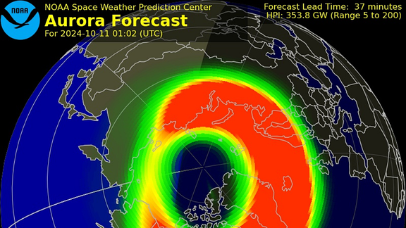 Vorhersage von Polarlichtern
