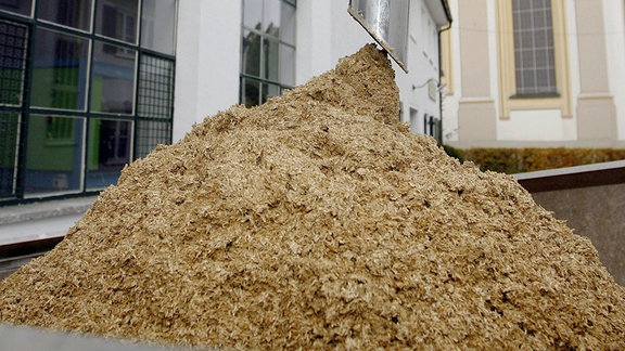 Abfallprodukt vom Malz einer Brauerei.