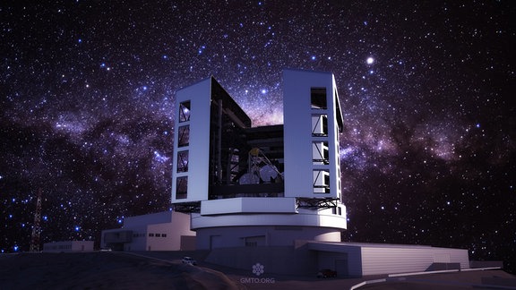 Computergrafik des geplanten Giant Magellan Telescope in Chile.