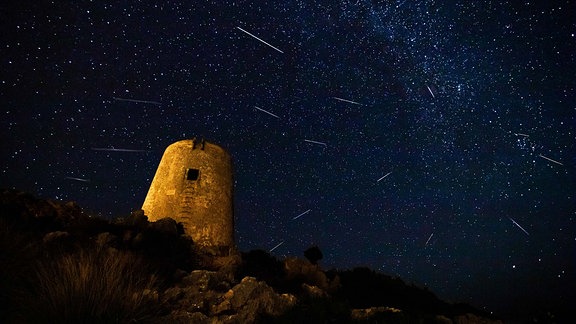 Perseiden Meteorschauer Asteroid