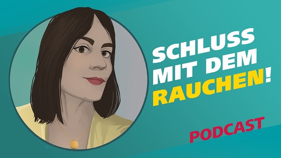 Die Illustration zeigt eine junge Frau mit dunklen Haaren, einer Halskette und einem gelben Shirt.