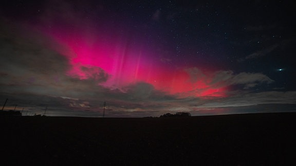 Polarlichter über Sachsen, Region Zwickau